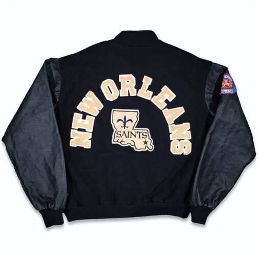 80’s New Orleans Saints Varsity Jacket - Image 2