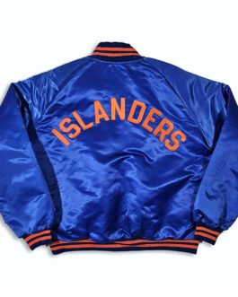 80’s NY Islanders Blue Bomber Jacket