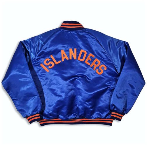 80’s NY Islanders Blue Bomber Jacket - Image 2