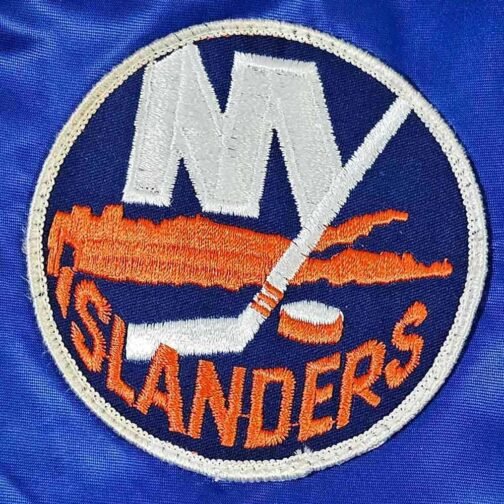80’s NY Islanders Blue Bomber Jacket - Image 3