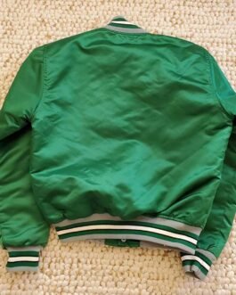 80’s Philadelphia Eagles Bomber Green Satin Jacket