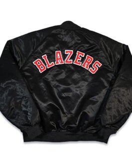 80’s Portland Trail Blazers Bomber Satin Jacket