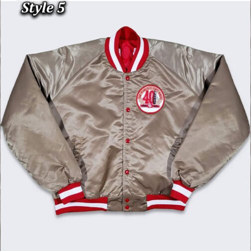80’s San Francisco 49ers Bomber Jacket - Image 5