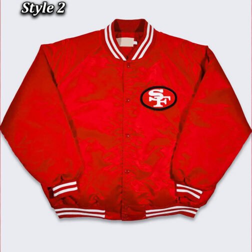80’s San Francisco 49ers Bomber Jacket - Image 2