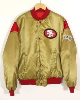 80’s San Francisco 49ers Teddy Satin Jacket