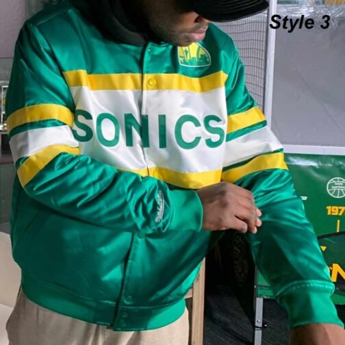 Seattle Supersonics 80’s Jacket - Image 8