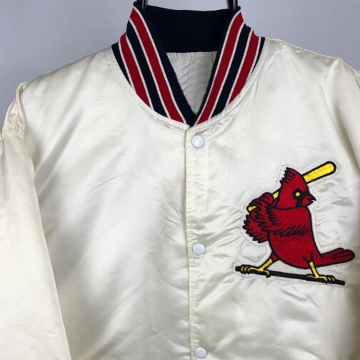 90s Arizona Cardinals White Jacket - Image 3