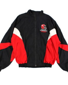 Calgary Stampeders 90’s Black and Red Jacket