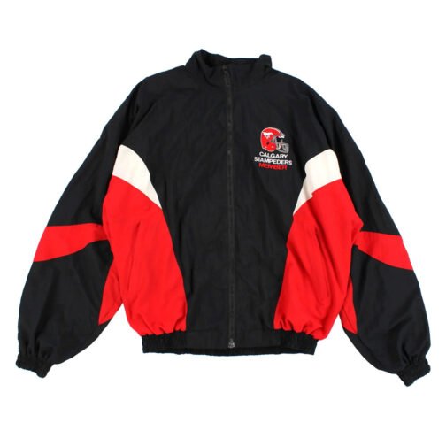 Calgary Stampeders 90’s Black and Red Jacket