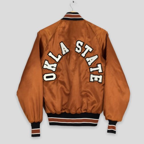 90’s Dallas Cowboys Brown Satin Jacket - Image 2