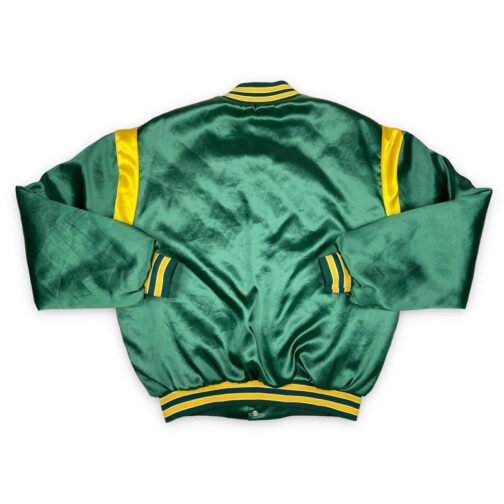 90’s Green Bay Packers Green Bomber Jacket - Image 2