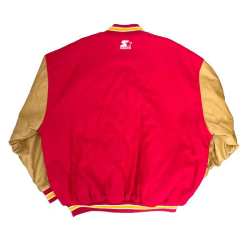 90’s Kansas City Chiefs Varsity Jacket - Image 2