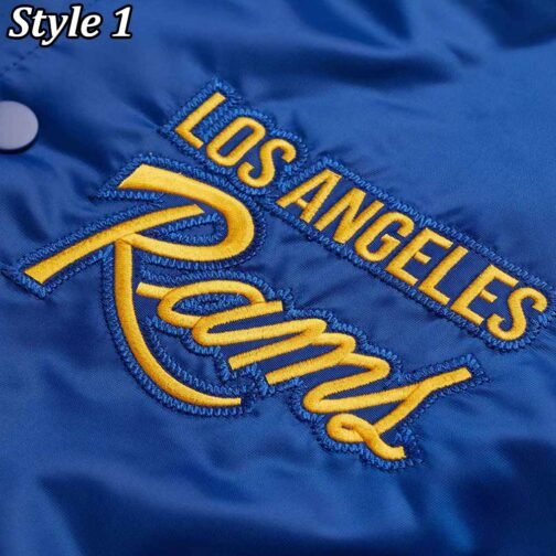 LA Rams Starter 90’s Royal Blue Jacket - Image 7