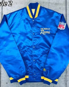 LA Rams Starter 90’s Royal Blue Jacket