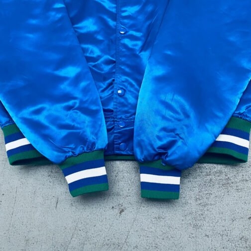 Minnesota Timberwolves 90’s Blue Satin Jacket - Image 9