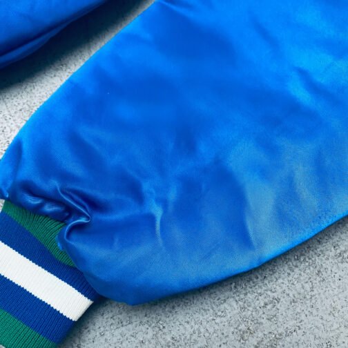 Minnesota Timberwolves 90’s Blue Satin Jacket - Image 11