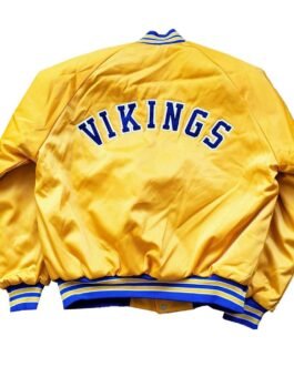 90’s Minnesota Vikings Yellow Bomber Jacket