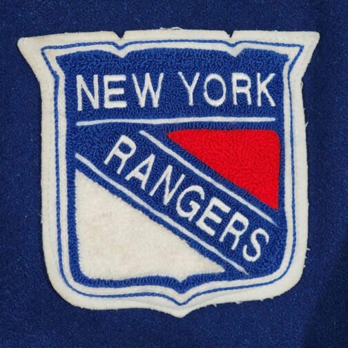 90s New York Rangers Eastern Varsity Jacket - Image 3
