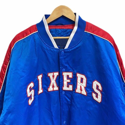 90’s Philadelphia 76ers Jacket - Image 5