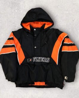 Philadelphia Flyers 90’s Black Pullover Jacket