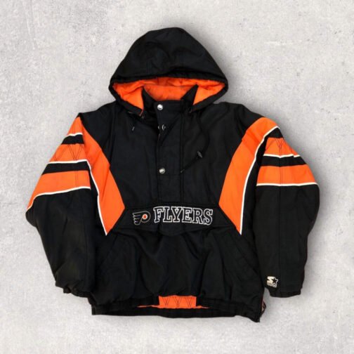 Philadelphia Flyers 90’s Black Pullover Jacket
