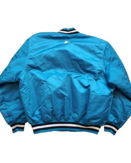 90’s San Jose Sharks Blue Satin Jacket