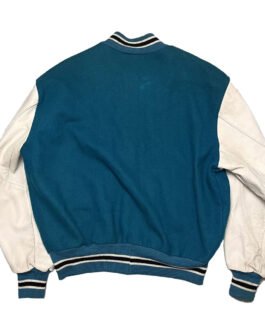 90’s San Jose Sharks Teal Blue Varsity Jacket