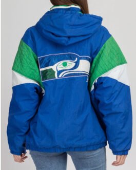 Seattle Seahawks 90’s Pullover Hooded Jacket