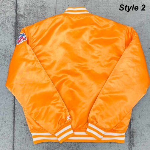 Tampa Bay Buccaneers Satin Orange Jacket - Image 4