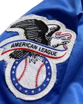 90s Toronto Blue Jays Blue Satin Jacket