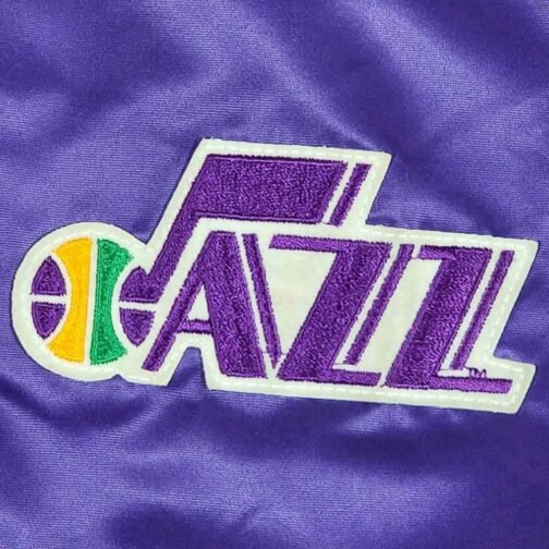 90’s Utah Jazz Purple Jacket - Image 3