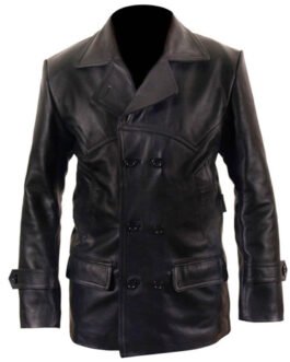 Christopher Eccleston Doctor Who Leather Peacoat