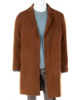 Knives Out Chris Evans Brown Coat