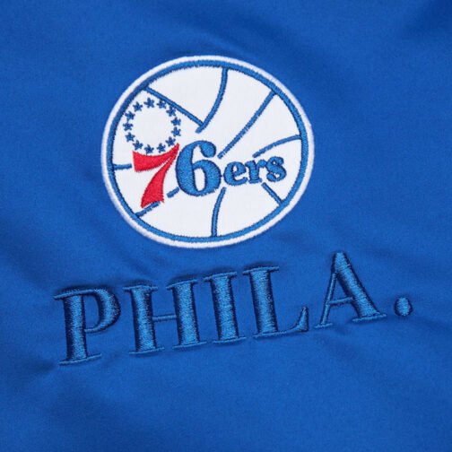 Philadelphia 76ers OG 3.0 Lightweight Royal Satin Jacket - Image 8