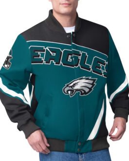 Philadelphia Eagles Maximum Racing Green Jacket