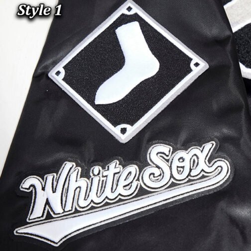 Chicago White Sox Mashup Classic Rib Satin Jacket - Image 15