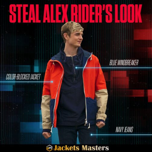 Otto Farrant Alex Rider Season 02 Hooded Jacket - Image 12
