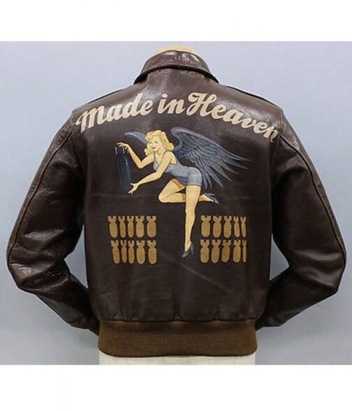 Chris Redfield Made in Heaven Air Force Flight Jacket - Image 4