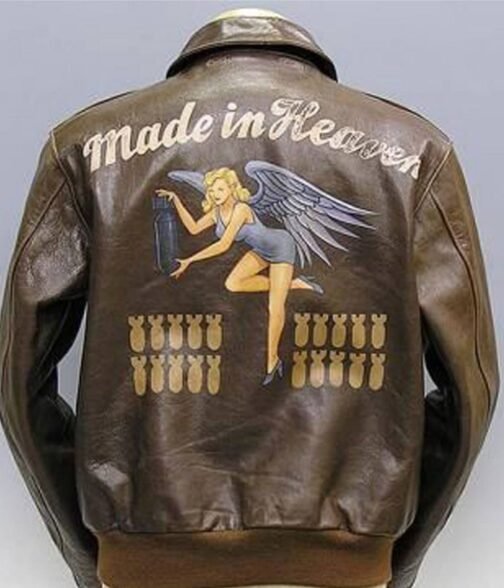 Chris Redfield Made in Heaven Air Force Flight Jacket - Image 3