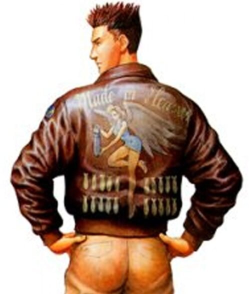 Chris Redfield Made in Heaven Air Force Flight Jacket - Image 6