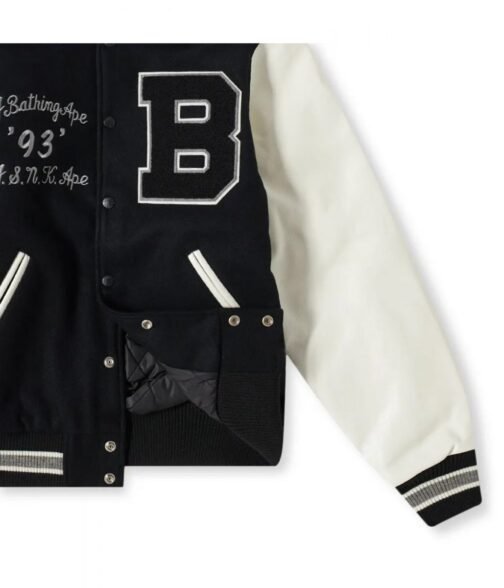 Letterman B A Bathing Ape Jacket - Image 7