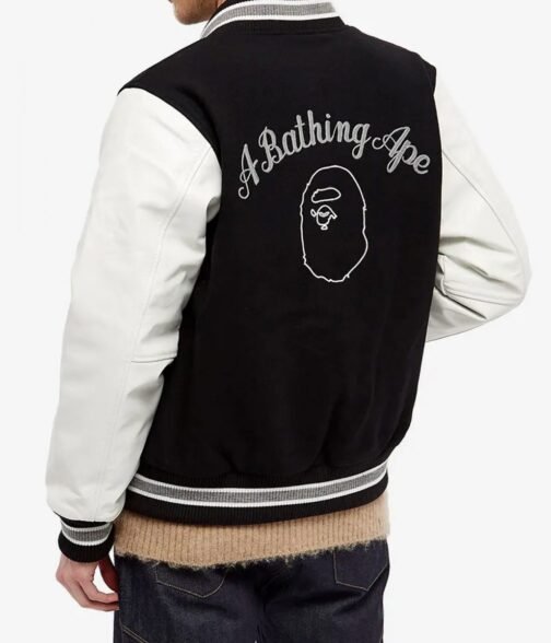 Letterman B A Bathing Ape Jacket - Image 8