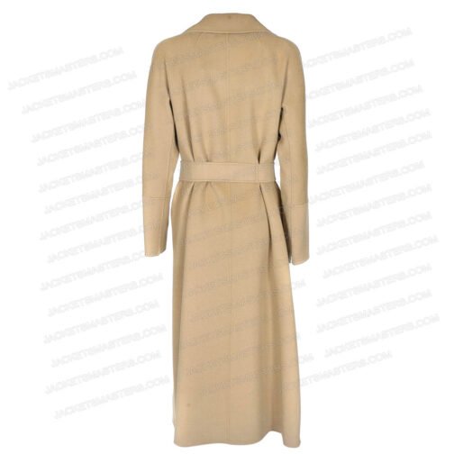 Brooke Shields A Castle for Christmas Trench Coat - Image 3