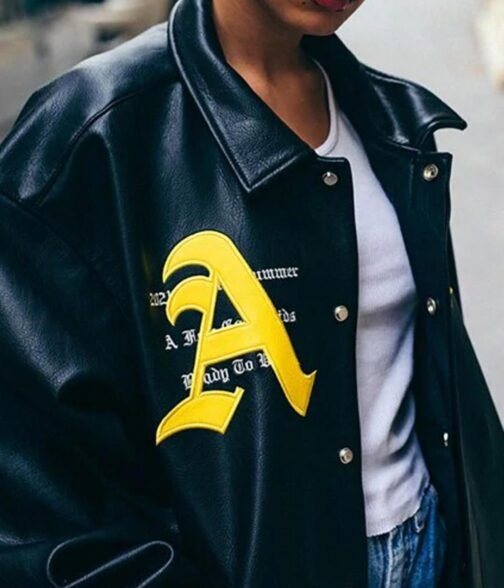 A Few Good Kids Letterman Leather Jacket - Image 6