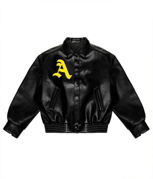 A Few Good Kids Letterman Leather Jacket - Image 2