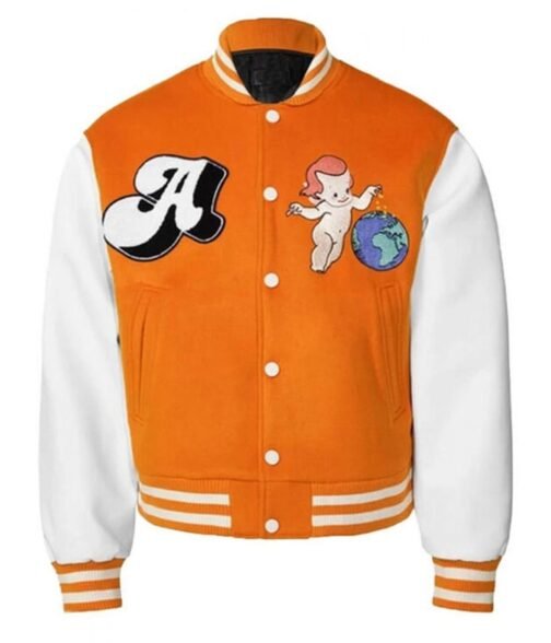 Varsity Worldwide Cherub A Few Good Kids Wool/Leather Jacket