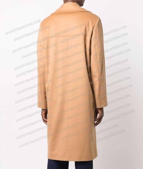 Colin Hanks A Friend of the Family Brown Wool Coat - Image 3