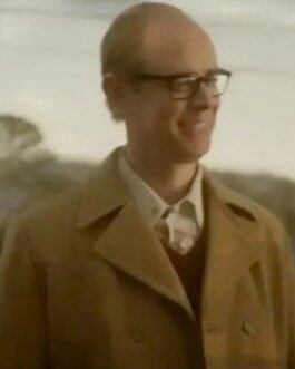 Colin Hanks A Friend of the Family Brown Wool Coat