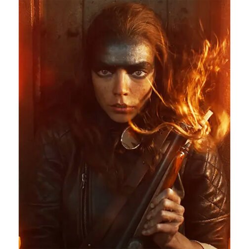 Anya Taylor-Joy A Mad Max Saga Leather Jacket - Image 7