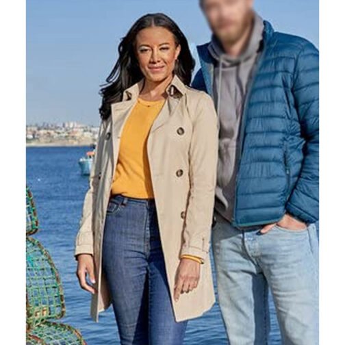 A Pinch of Portugal Heather Hemmens Trench Coat - Image 5